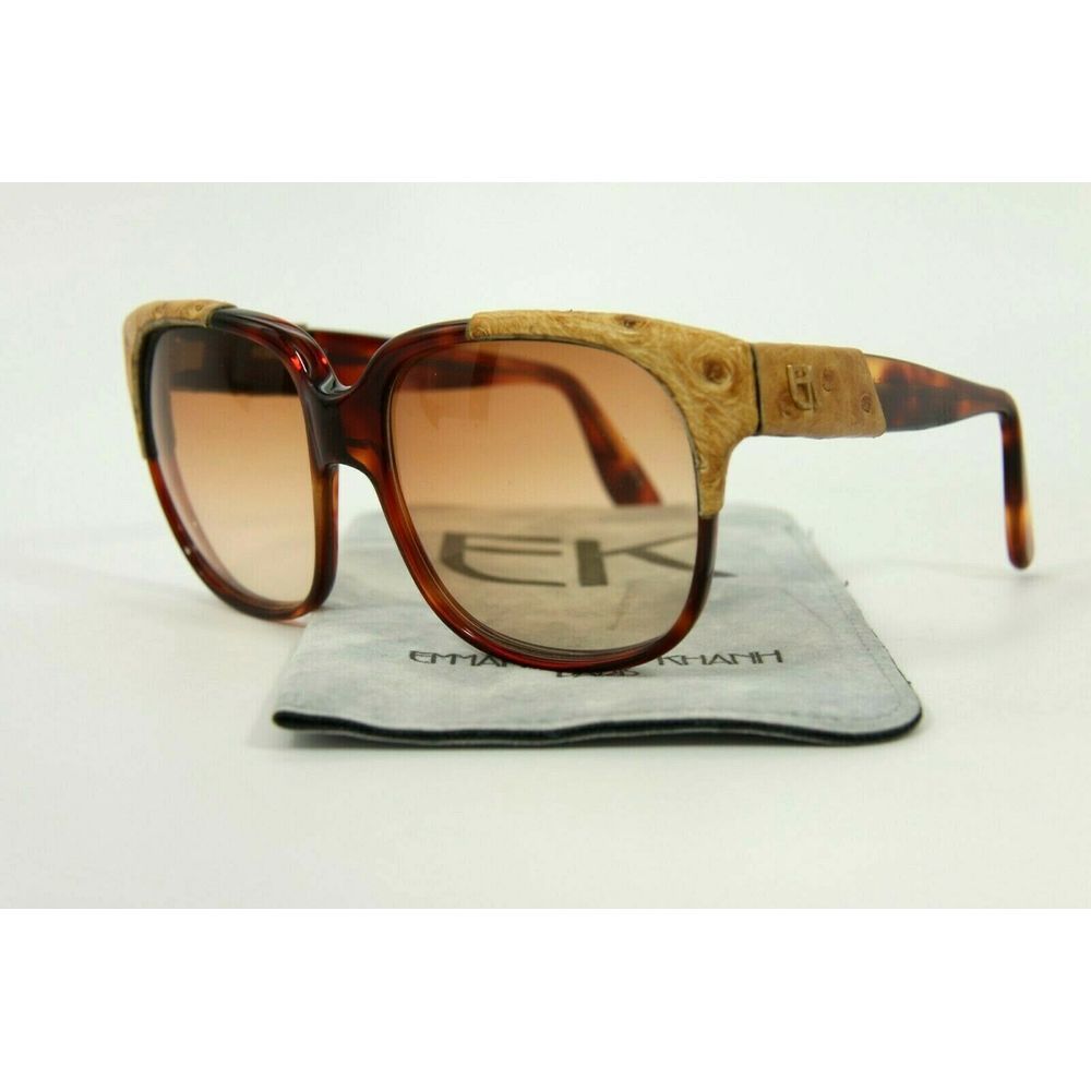 Vintage Tort Emmanuelle Khahn Ostrich Leather